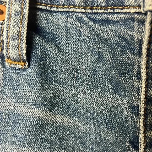 Madewell High Rise Denim Boyshorts Button Through Edition G1064 Size 26 - Picture 12 of 12